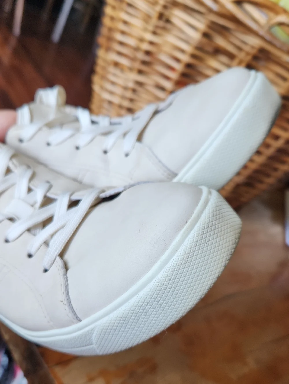 Ryka Viola Classic Lace Up Casual Sneakers Size 8.5 Cream